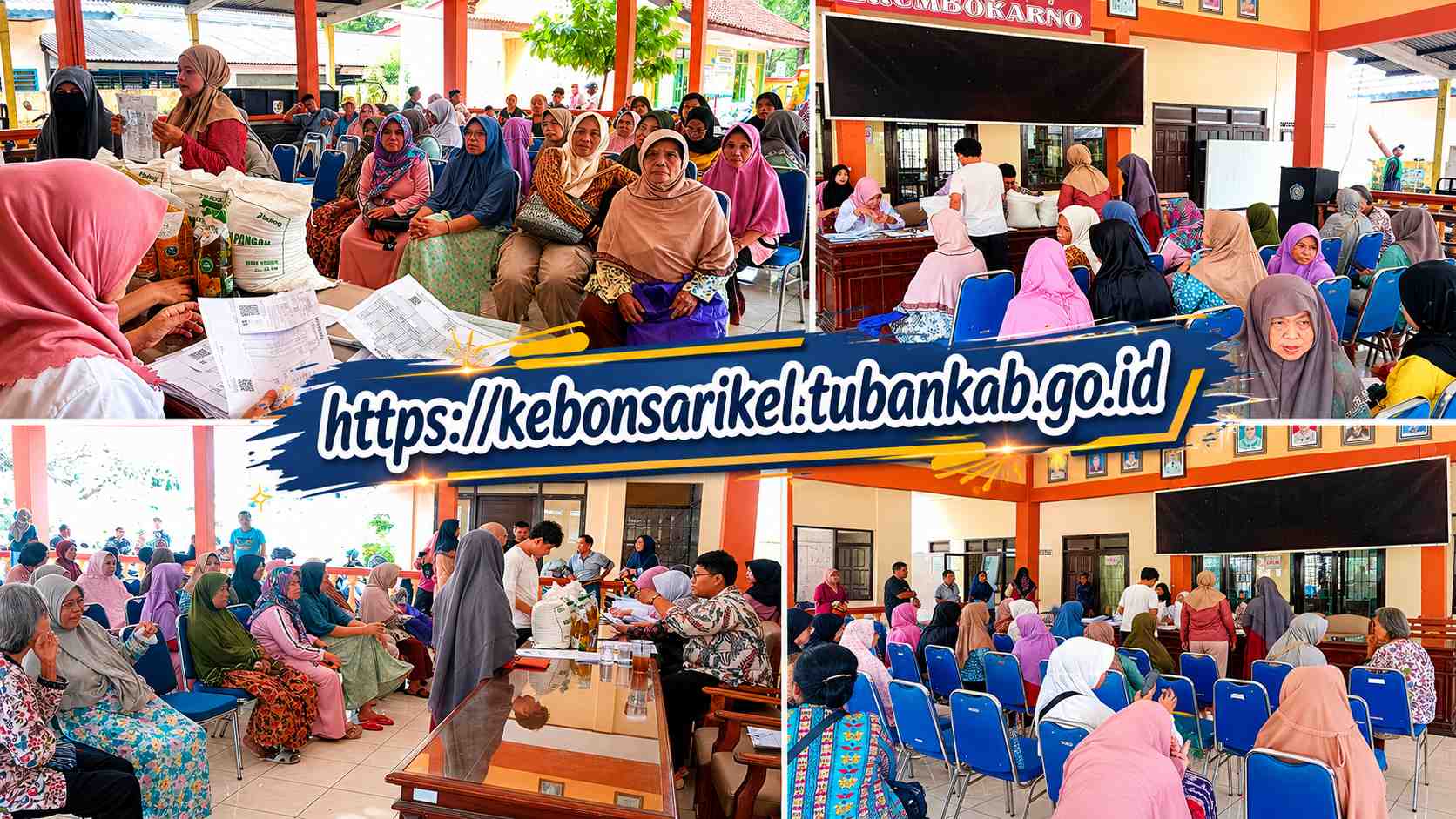 Penyaluran Bantuan Pangan Tahun 2026 di Kelurahan Kebonsari, 352 KK Terima Beras dan Minyak Goreng