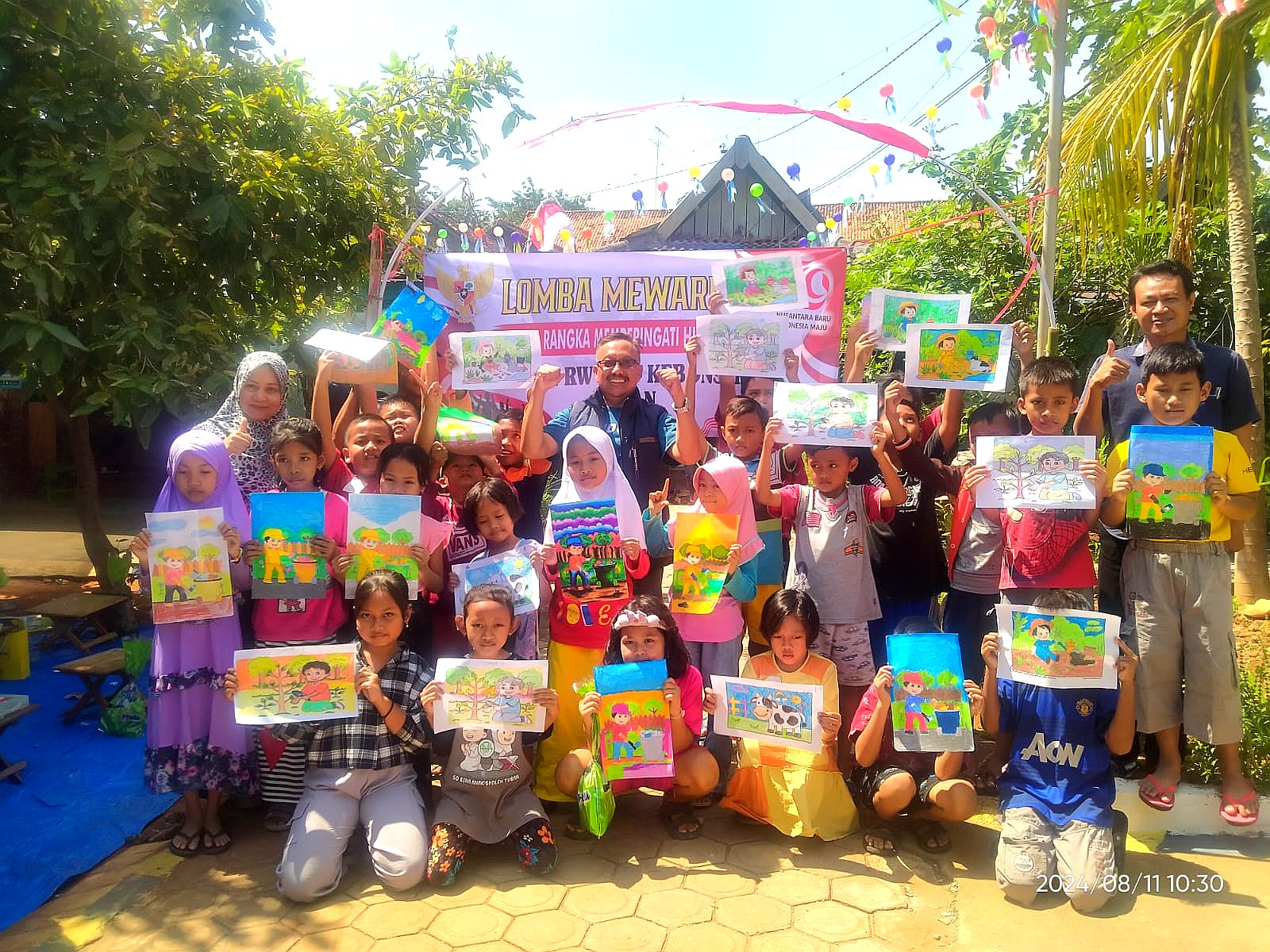 Peringatan HUT RI 2025 Kebonsari Tuban